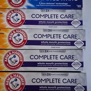 5 brand new  Arm & Hammer Toothpastes